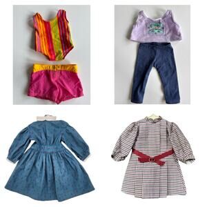 American Girl Pleasant Co Samantha Dress Outfit Lot 1980s